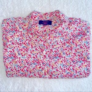 J. Crew Liberty Floral Print Button Down Shirt